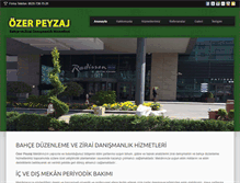 Tablet Screenshot of ozerpeyzaj.com